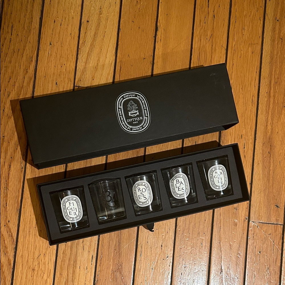 Diptyque Set of 5 Miniature Candles — EMPTY